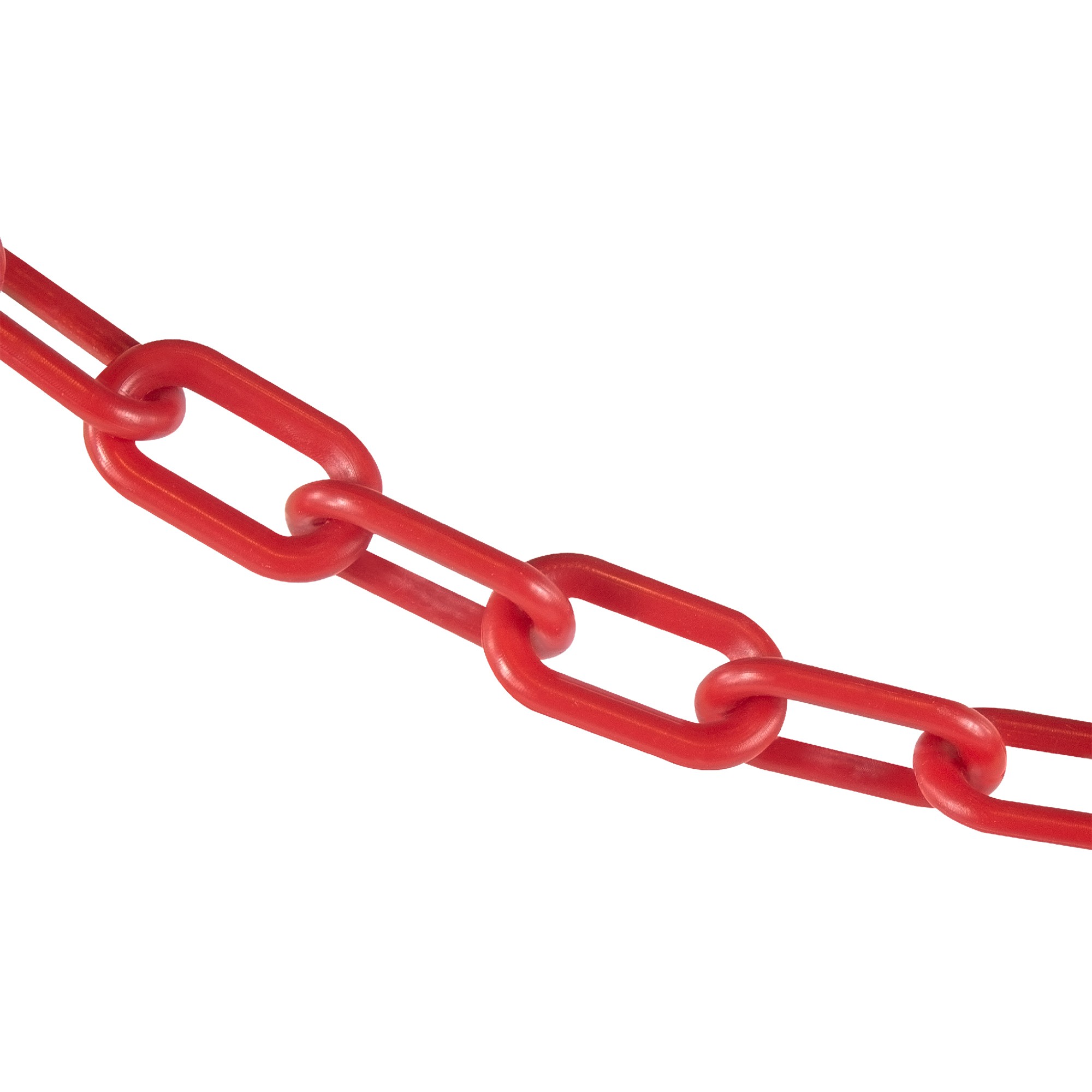 Mr. Chain Plastic Safety Chain — 2in. x 100ft., Red, UV Resistant, Model# 50005-100